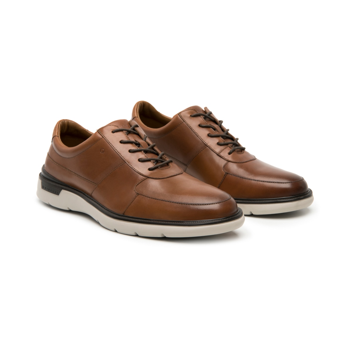 Oxford Casual Quirelli para Hombre con Suela Extra Ligera Estilo 703605 Tan