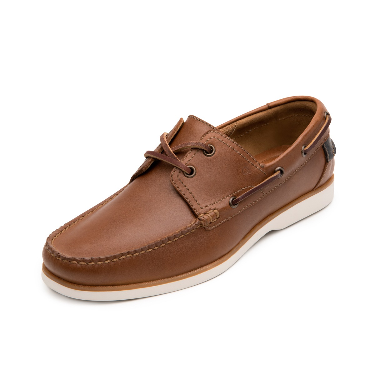 Náutico Clásico De Piel Quirelli para Hombre con 100% piel Estilo 704201 Tan