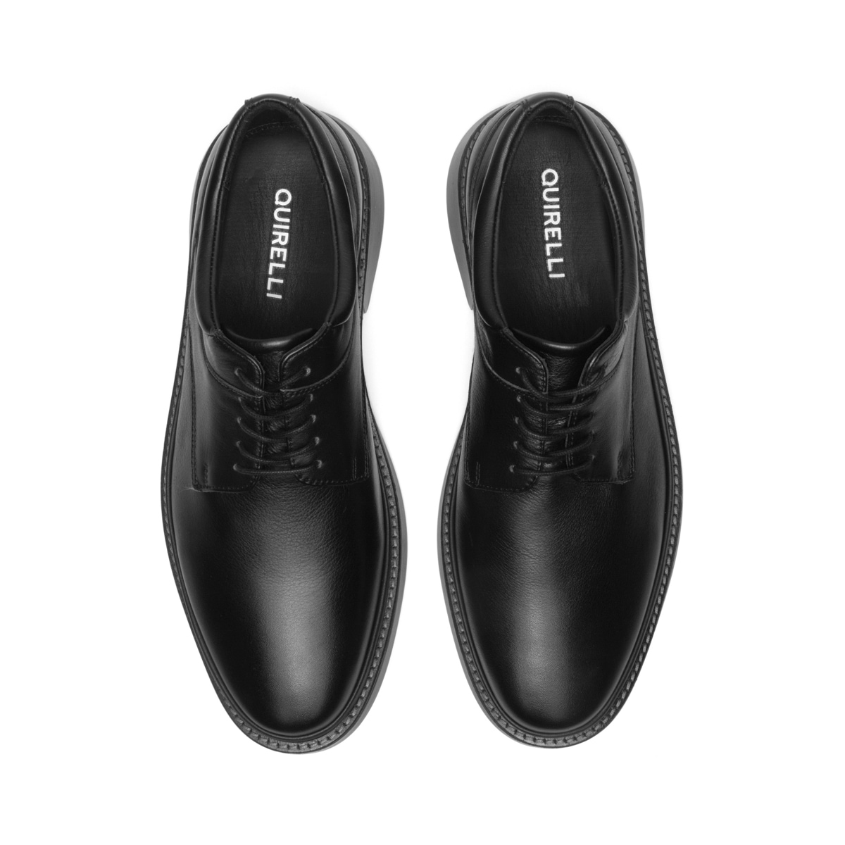 Calzado Vestir Casual Quirelli para Hombre con Corte California Estilo 705701 Negro
