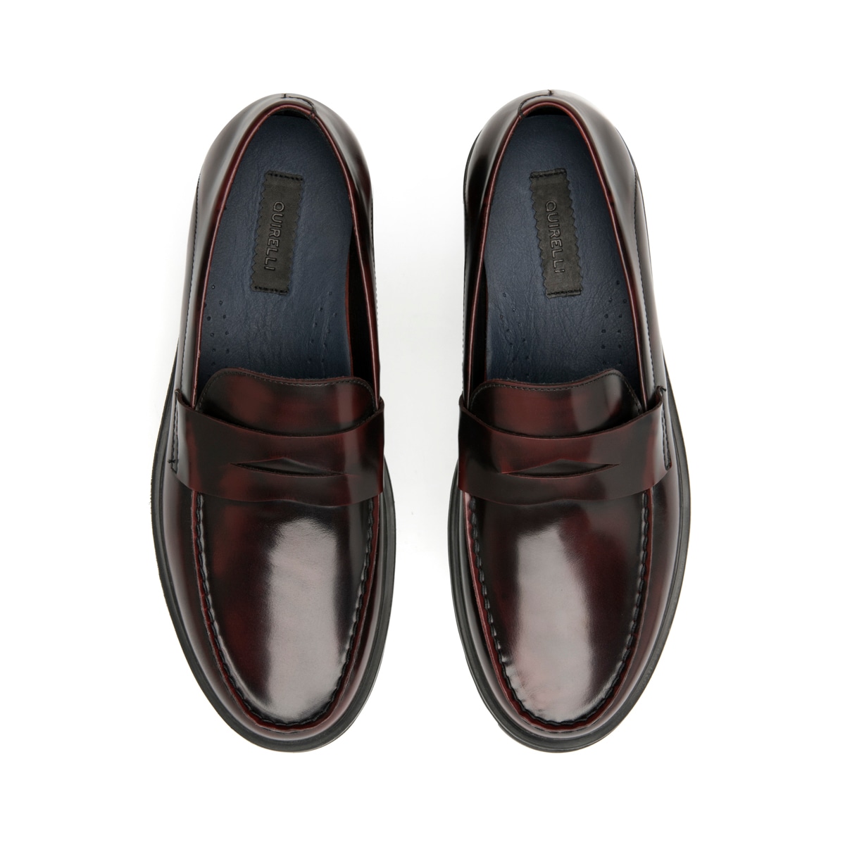 Calzado Vestir Casual Quirelli para Hombre Estilo 705802 Vino
