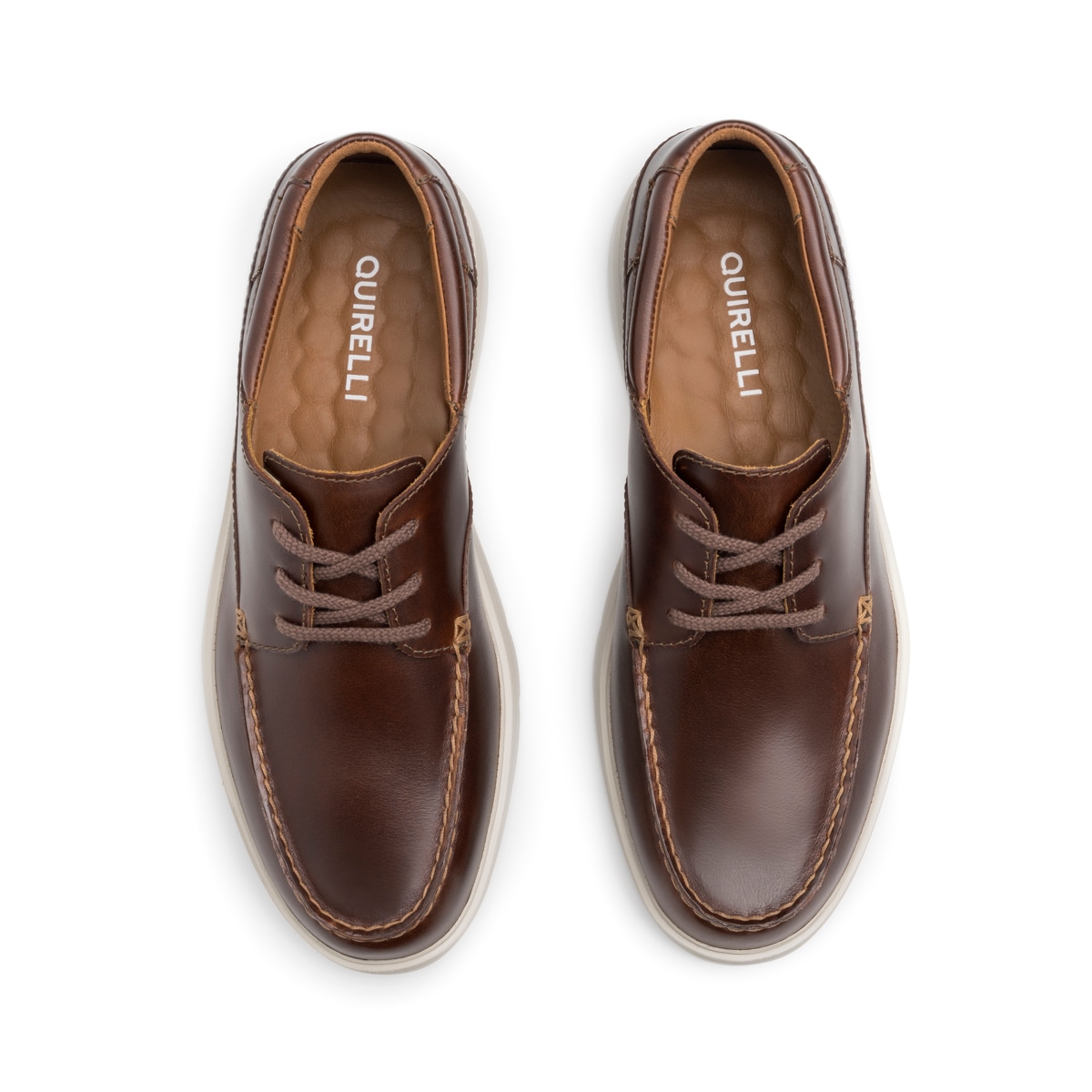 Derby Confort Quirelli para Hombre con Biomotion Estilo 706303 Tan