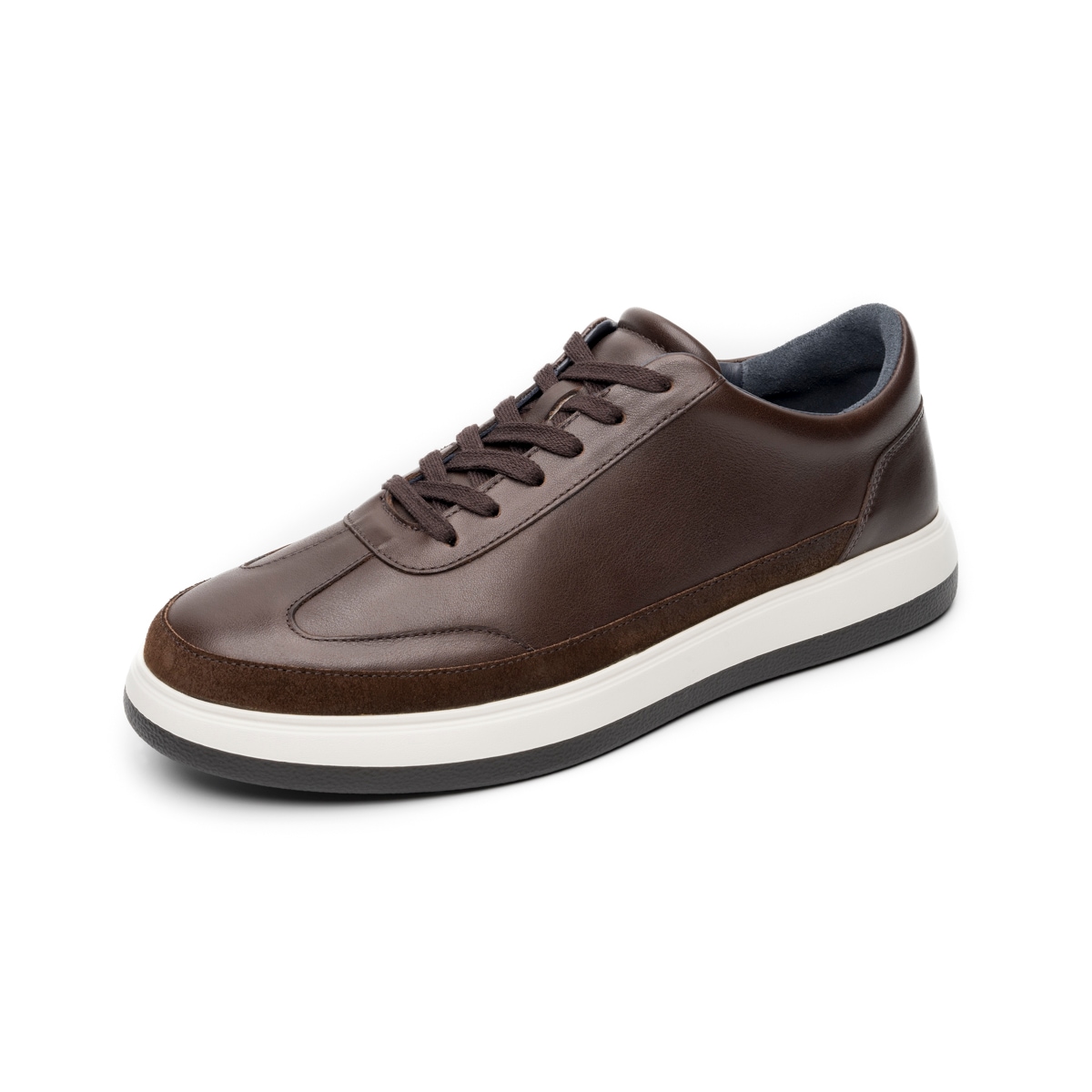 Sneaker Casual Quirelli para Hombre con Plantilla Hexafoam Estilo 706503 Chocolate