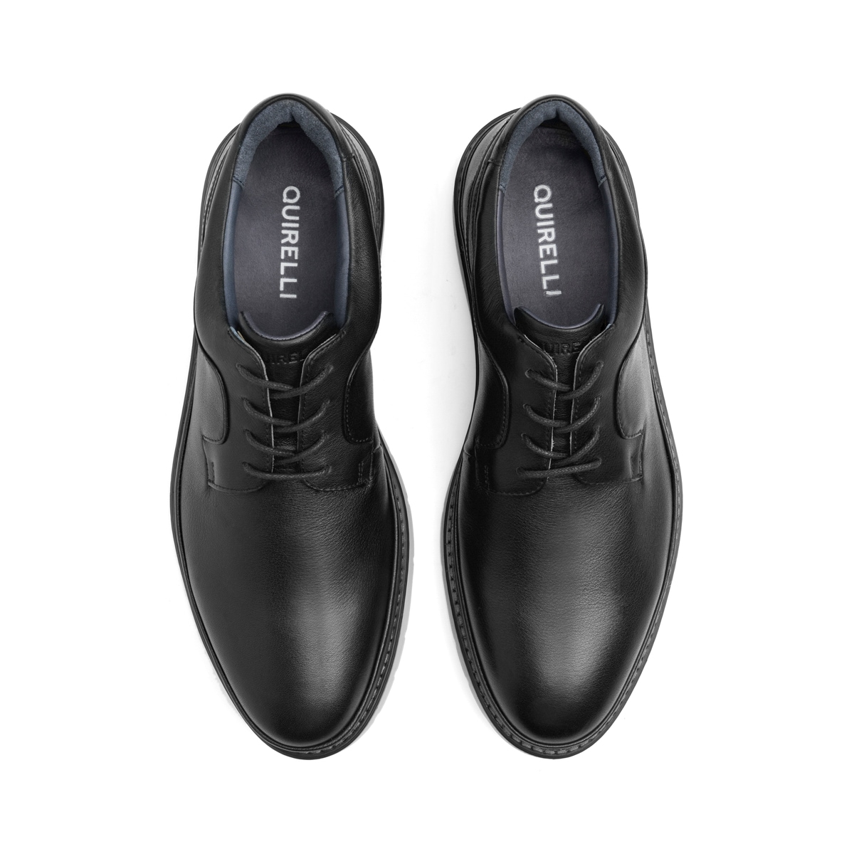 Derby Casual Quirelli para Hombre con California Auténtico Estilo 706601 Negro