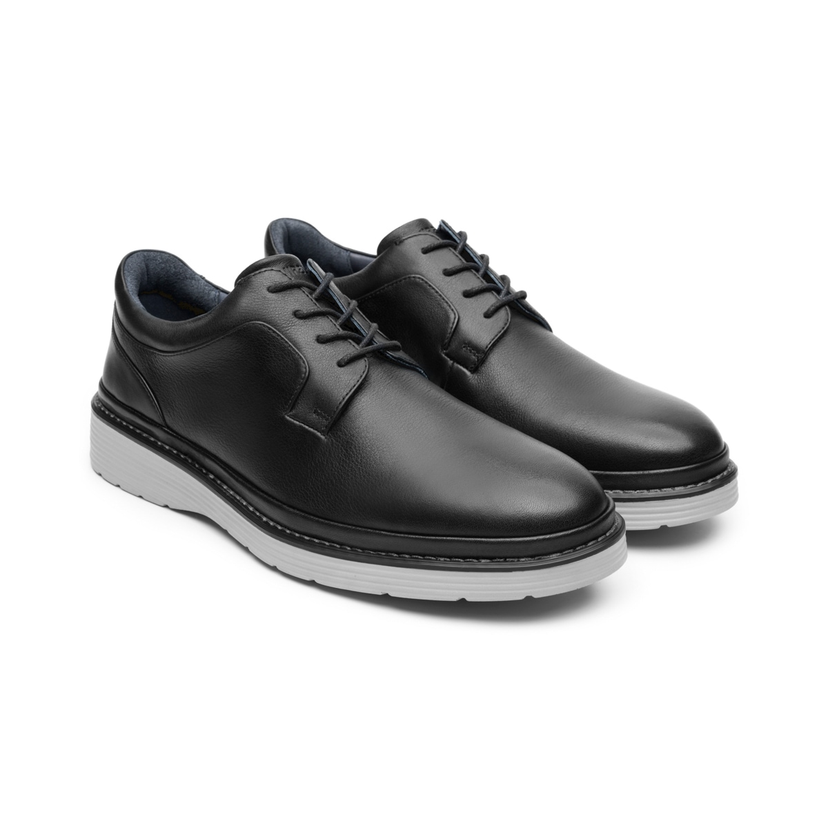 Derby Casual Quirelli para Hombre con California Auténtico Estilo 706601 Negro