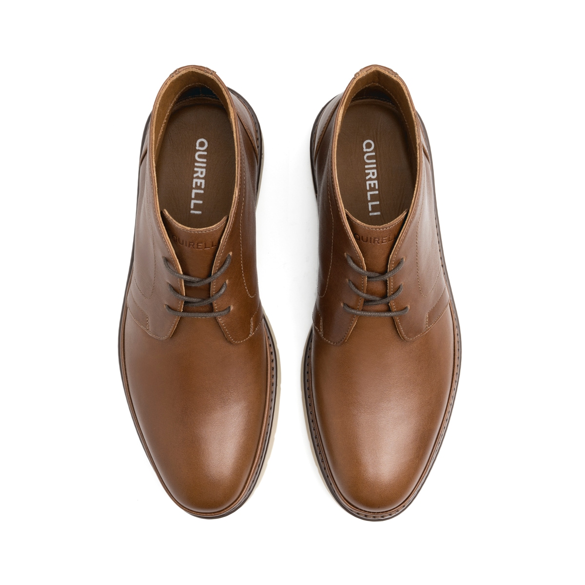 Botín Chuka Quirelli para Hombre con California Auténtico Estilo 706606 Tan