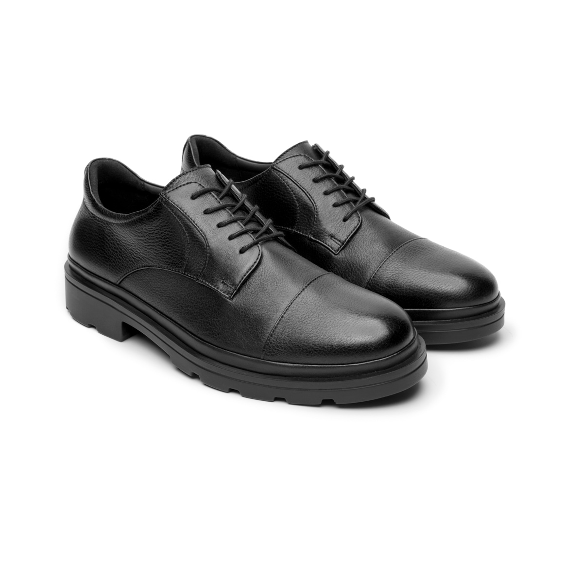 Derby Semivestir Quirelli para Hombre Estilo 706902 Negro