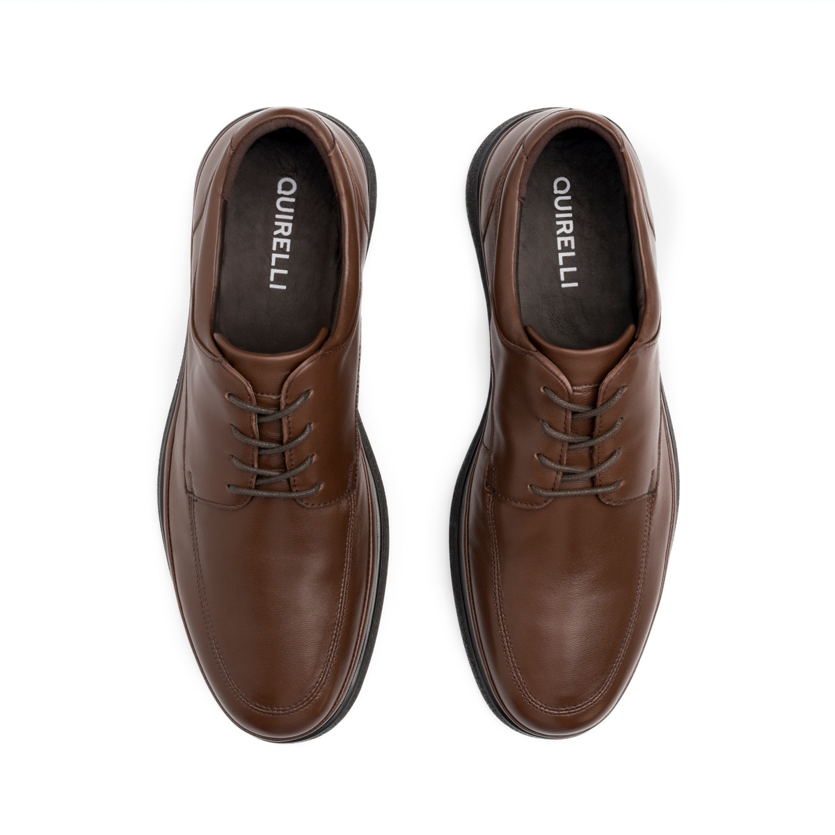 Derby Confort Quirelli para Hombre Estilo 707002 Brandy