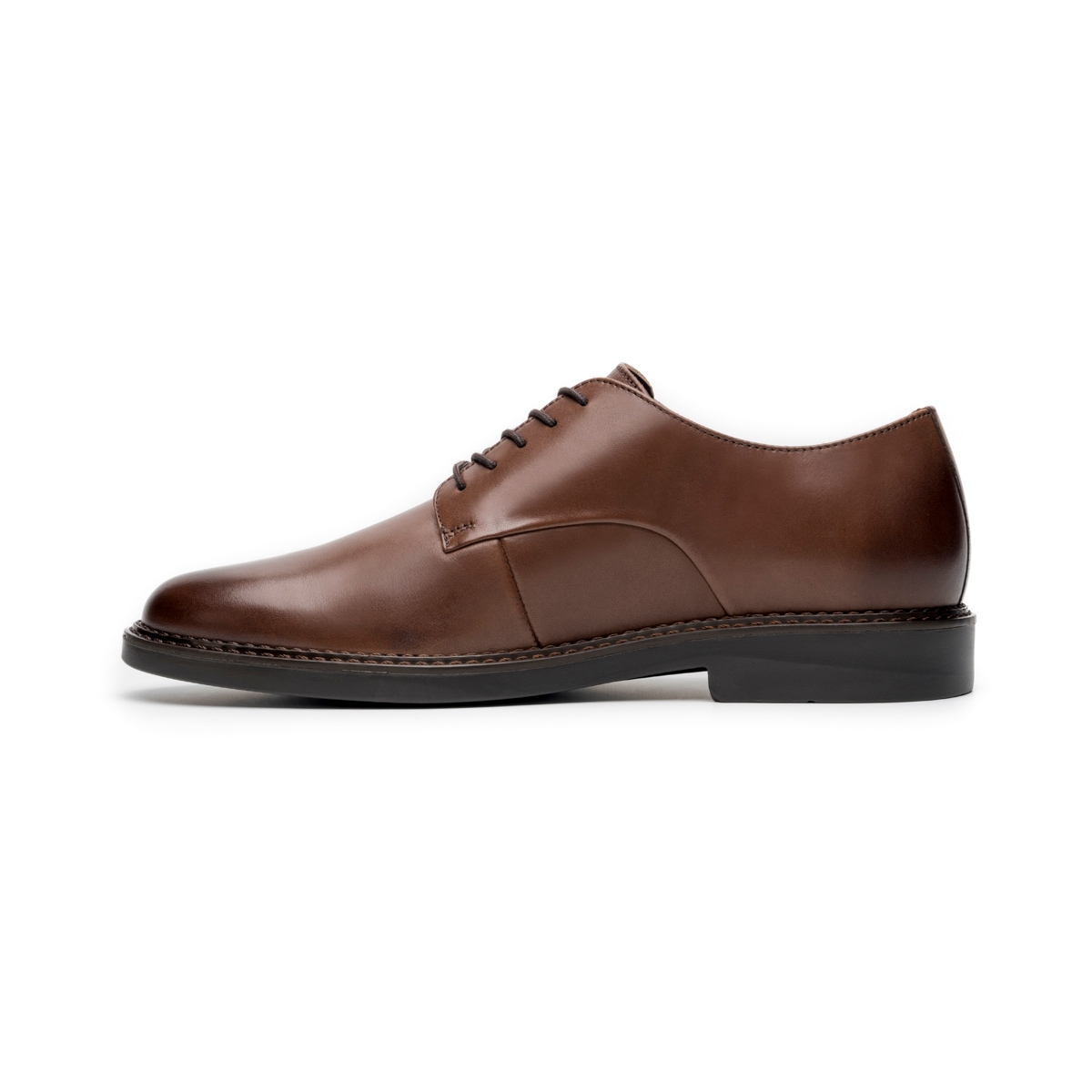 Derby Semivestir Quirelli para Hombre 100 % Piel Estilo 707201 Chocolate