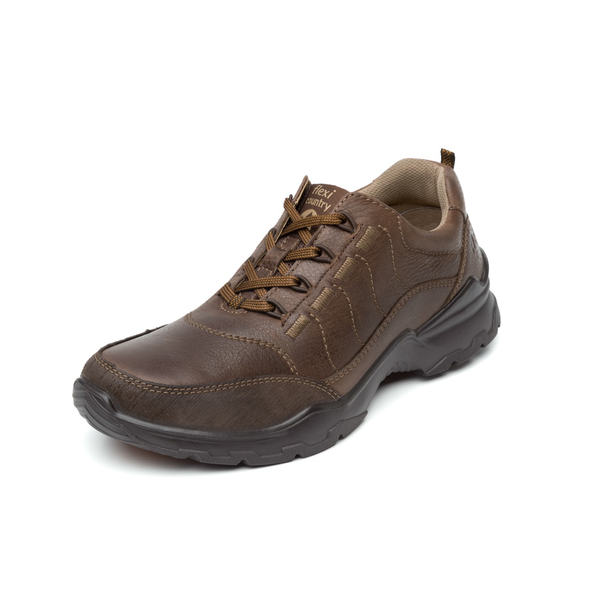 Zapato Flexi Country Para Outdoor Flexi Country Con Sistema De Mejor Agarre Para Hombre - Estilo 77805 Chocolate
