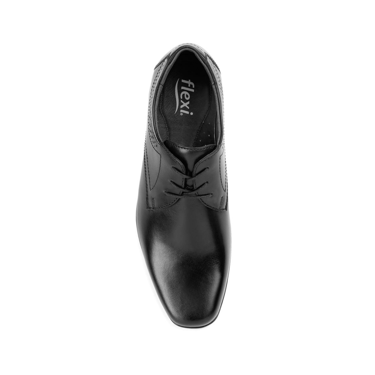 Zapato De Vestir Urbano Flexi Con Cápsula Anti Impacto Para Hombre - Estilo 79501 Negro