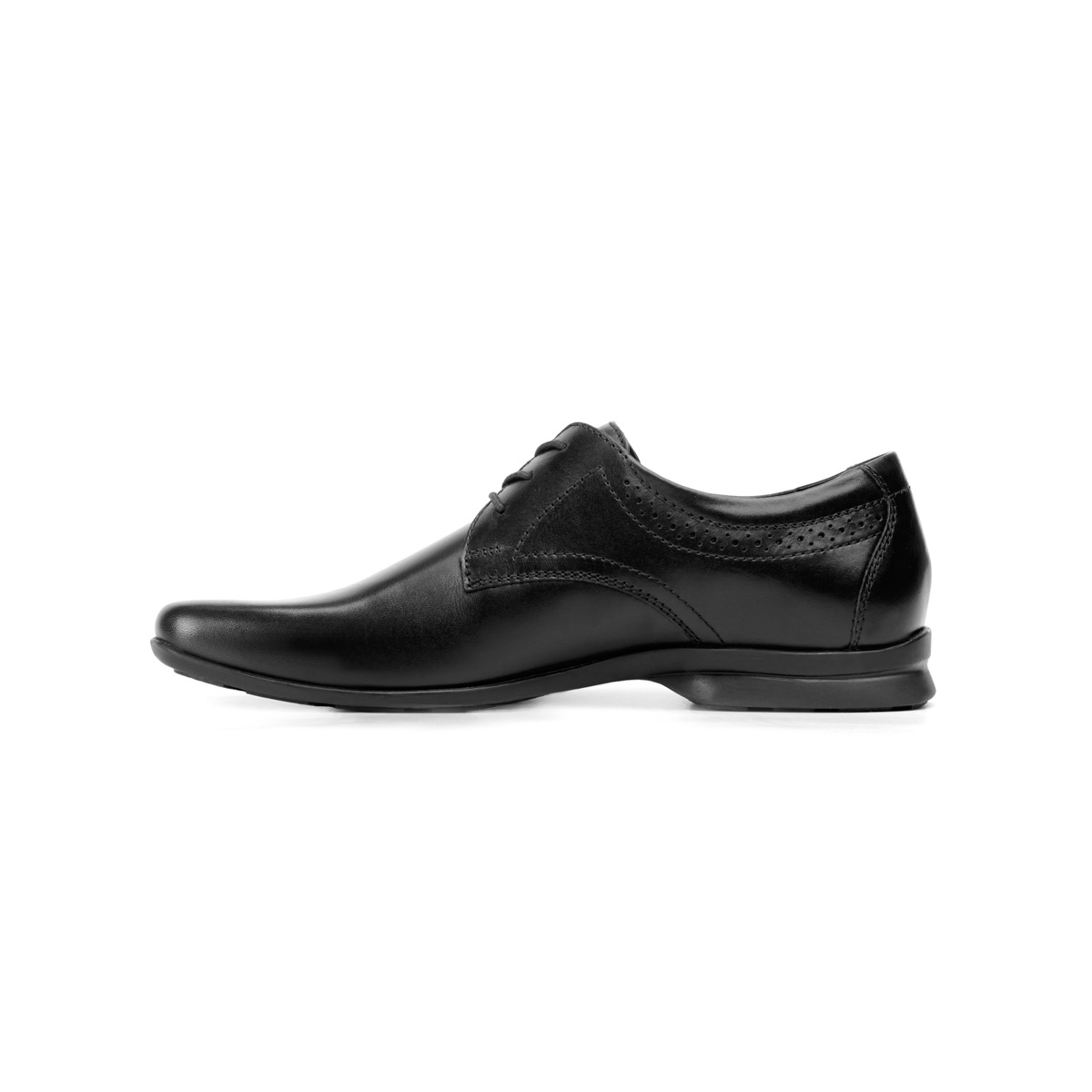 Zapato De Vestir Urbano Flexi Con Cápsula Anti Impacto Para Hombre - Estilo 79501 Negro