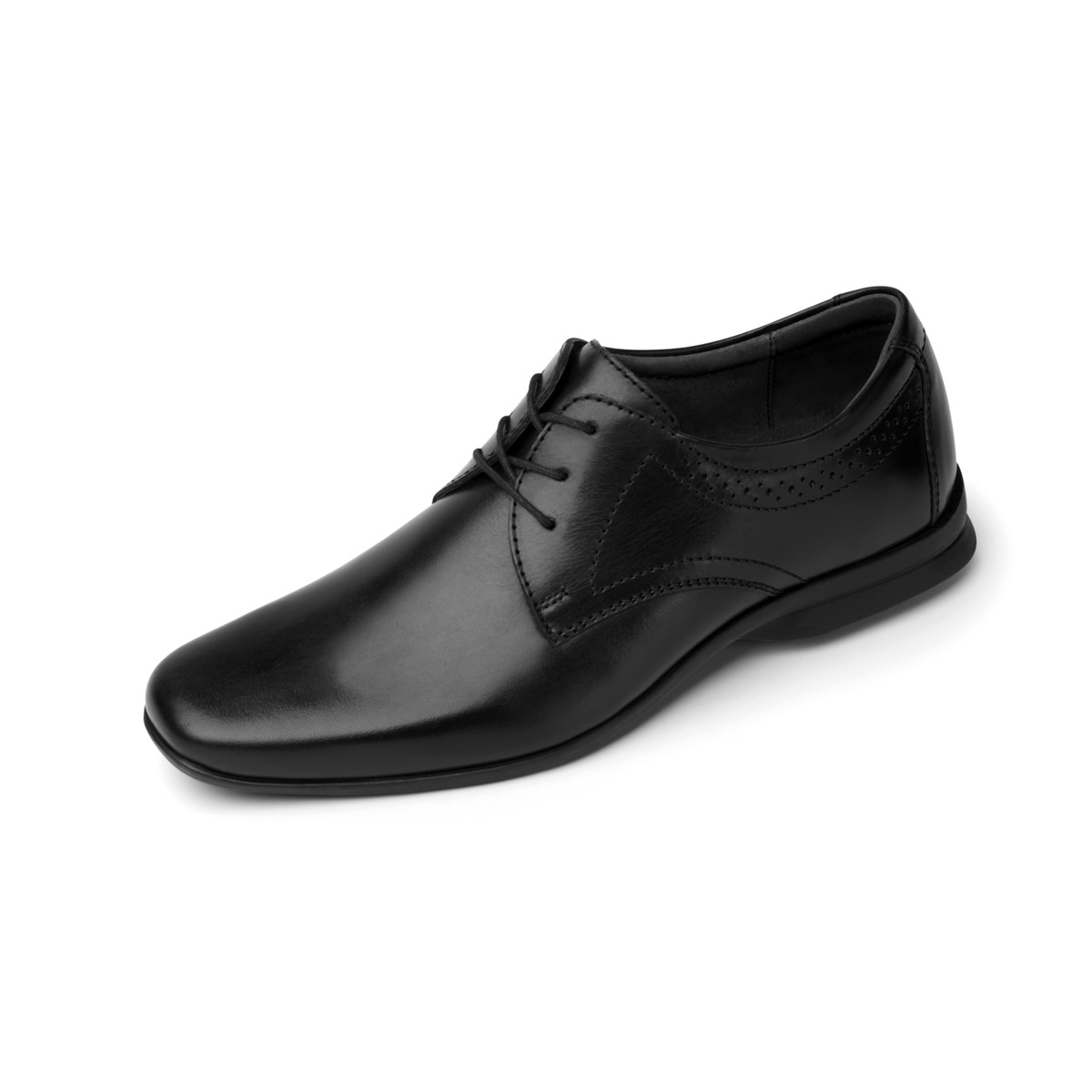 Zapato De Vestir Urbano Flexi Con Cápsula Anti Impacto Para Hombre - Estilo 79501 Negro