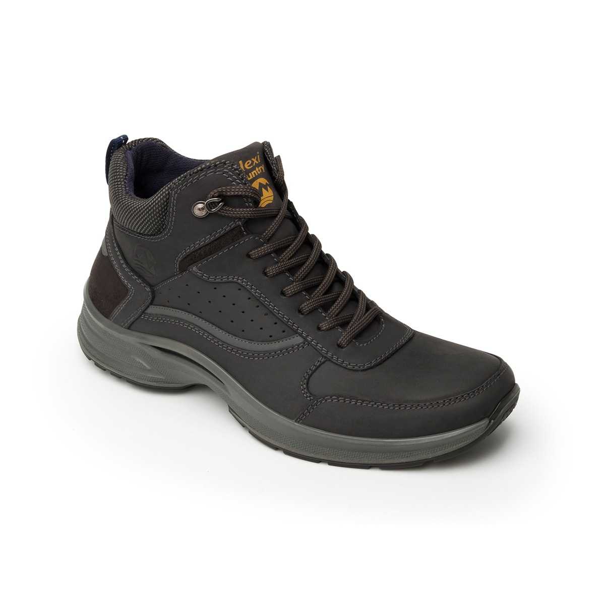 Bota Para Outdoor Flexi Country Con Sistema De Mejor Agarre Para Hombre - Estilo 79802 Negro