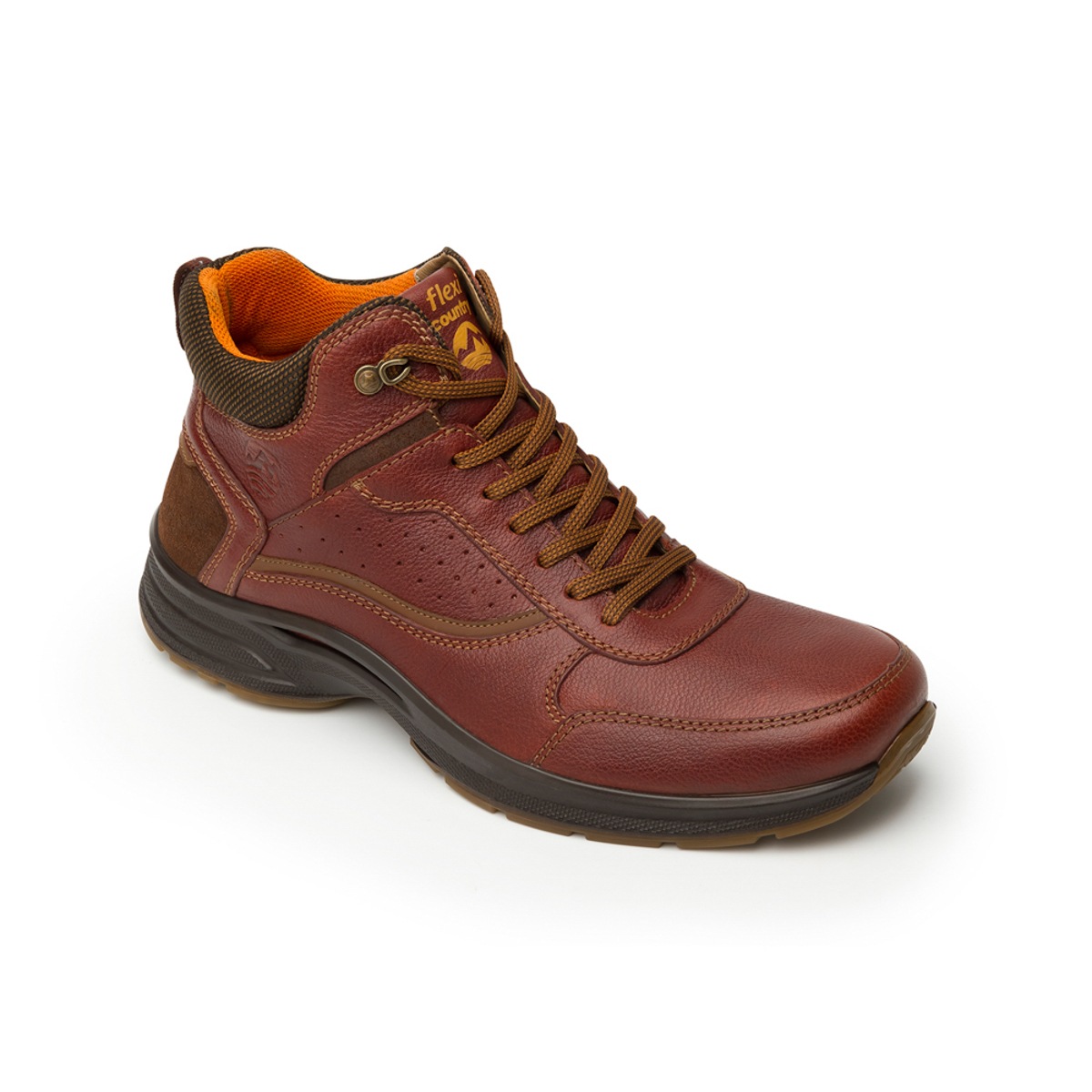 Bota Para Outdoor Flexi Country Con Sistema De Mejor Agarre Para Hombre - Estilo 79802 Nogal