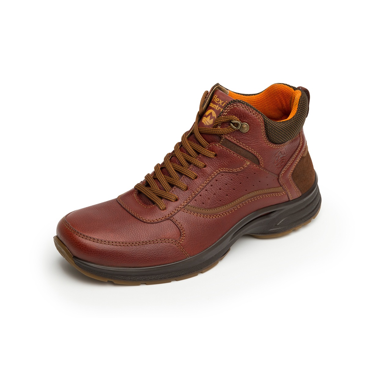 Bota Para Outdoor Flexi Country Con Sistema De Mejor Agarre Para Hombre - Estilo 79802 Nogal
