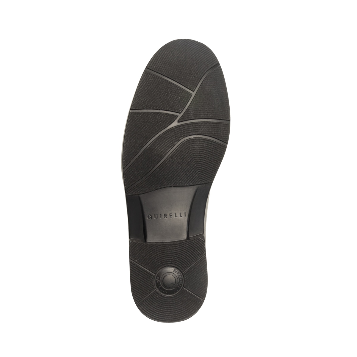 Zapato Casual Para Oficina Quirelli Con Corte Acojinado Para Hombre - Estilo 85101 Negro