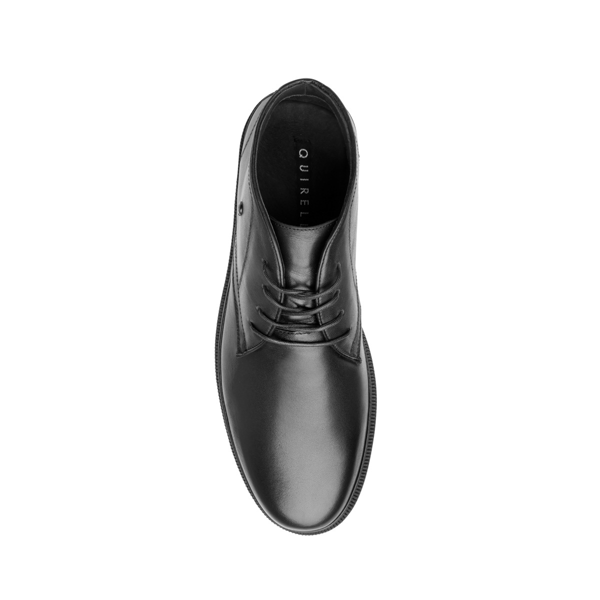 Botín Clásico Quirelli Con Forro De Borrego Para Hombre - Estilo 85106 Negro