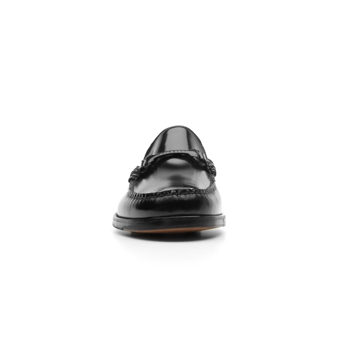 Mocasín Clásico De Vestir Quirelli Con Adorno De Bordo Clásico Para Hombre - Estilo 87903 Negro