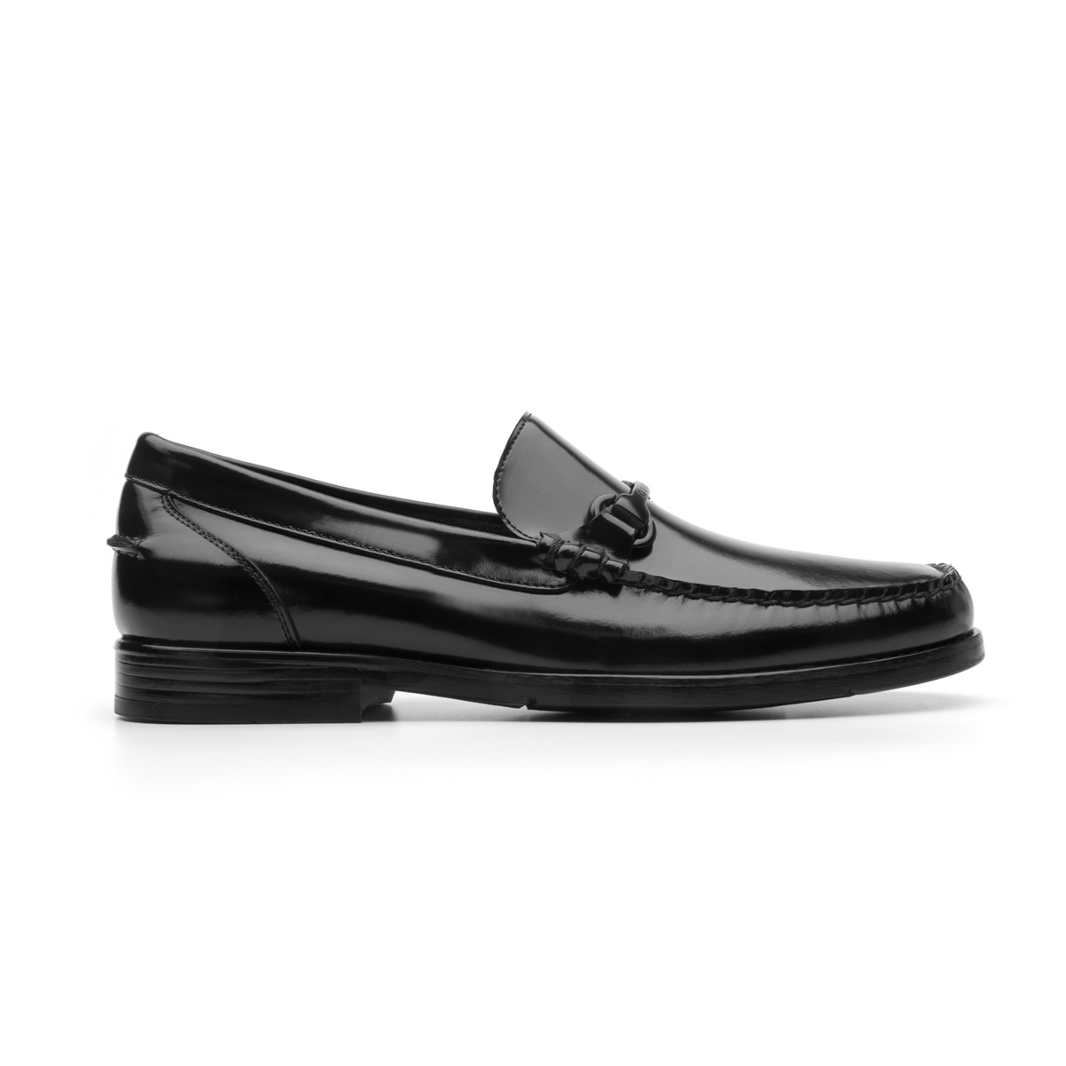 Mocasín Clásico De Vestir Quirelli Con Adorno De Bordo Clásico Para Hombre - Estilo 87903 Negro