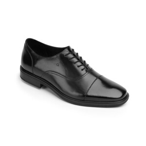 Zapato Oxford Quirelli Con Brillo Natural Para Hombre - Estilo 88502 Negro