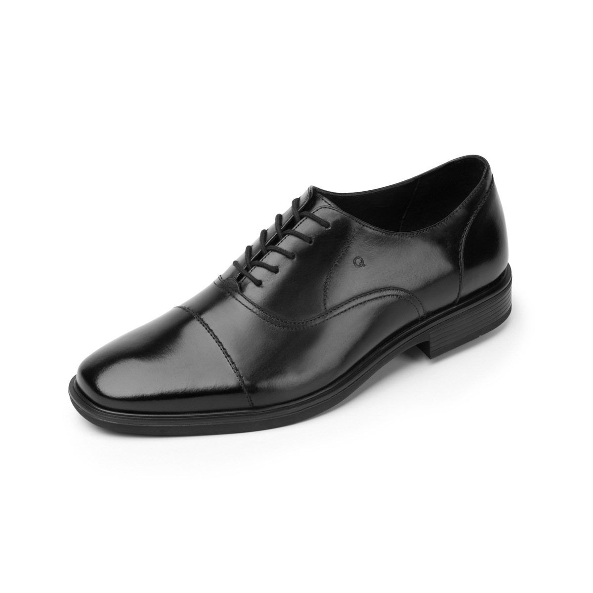 Zapato Oxford Quirelli Con Brillo Natural Para Hombre - Estilo 88502 Negro