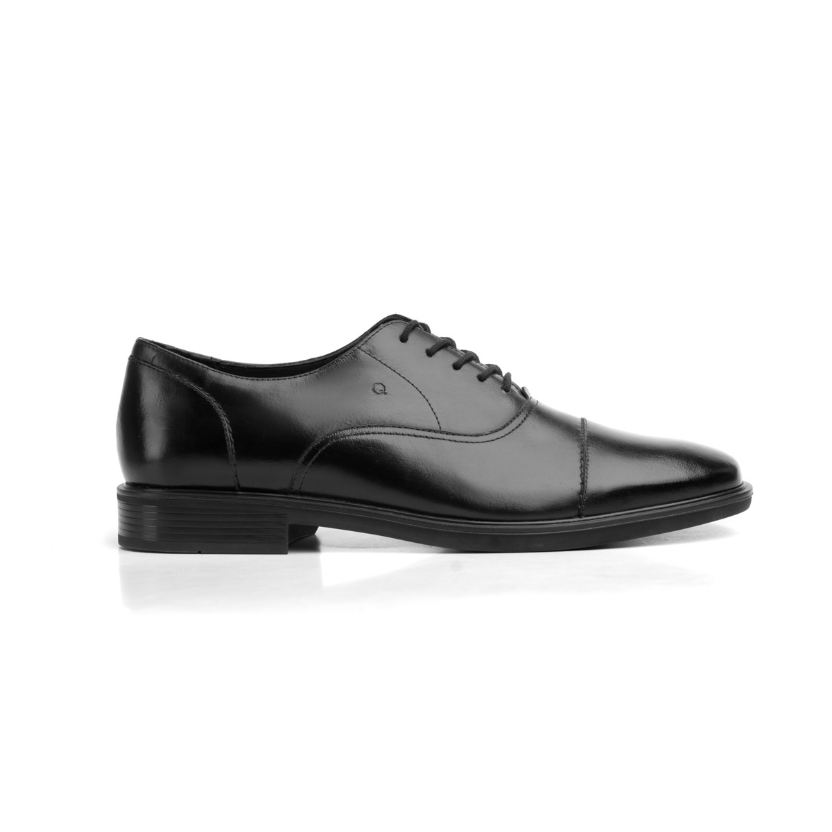 Zapato Oxford Quirelli Con Brillo Natural Para Hombre - Estilo 88502 Negro