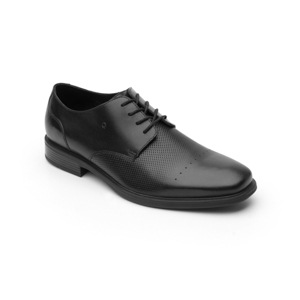 Zapato Derby Quirelli Con Detalle De Perforados Para Hombre - Estilo 88509 Negro Zapato Derby Quirelli Con Detalle De Perforados Para Hombre - Estilo 88509 Negro