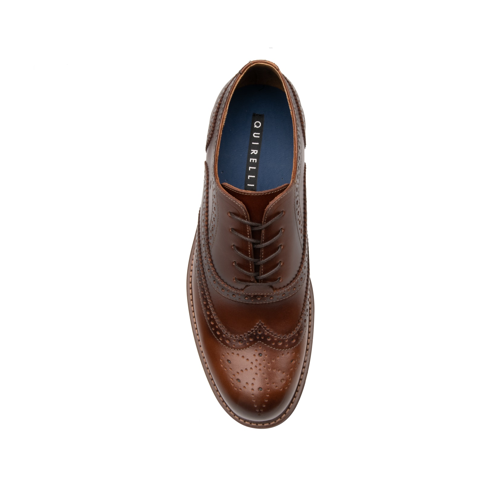 Zapato Bostoniano Quirelli para Hombre con suela con contraste Estilo 88602 Cognac | Flexi Tienda Oficial en Línea