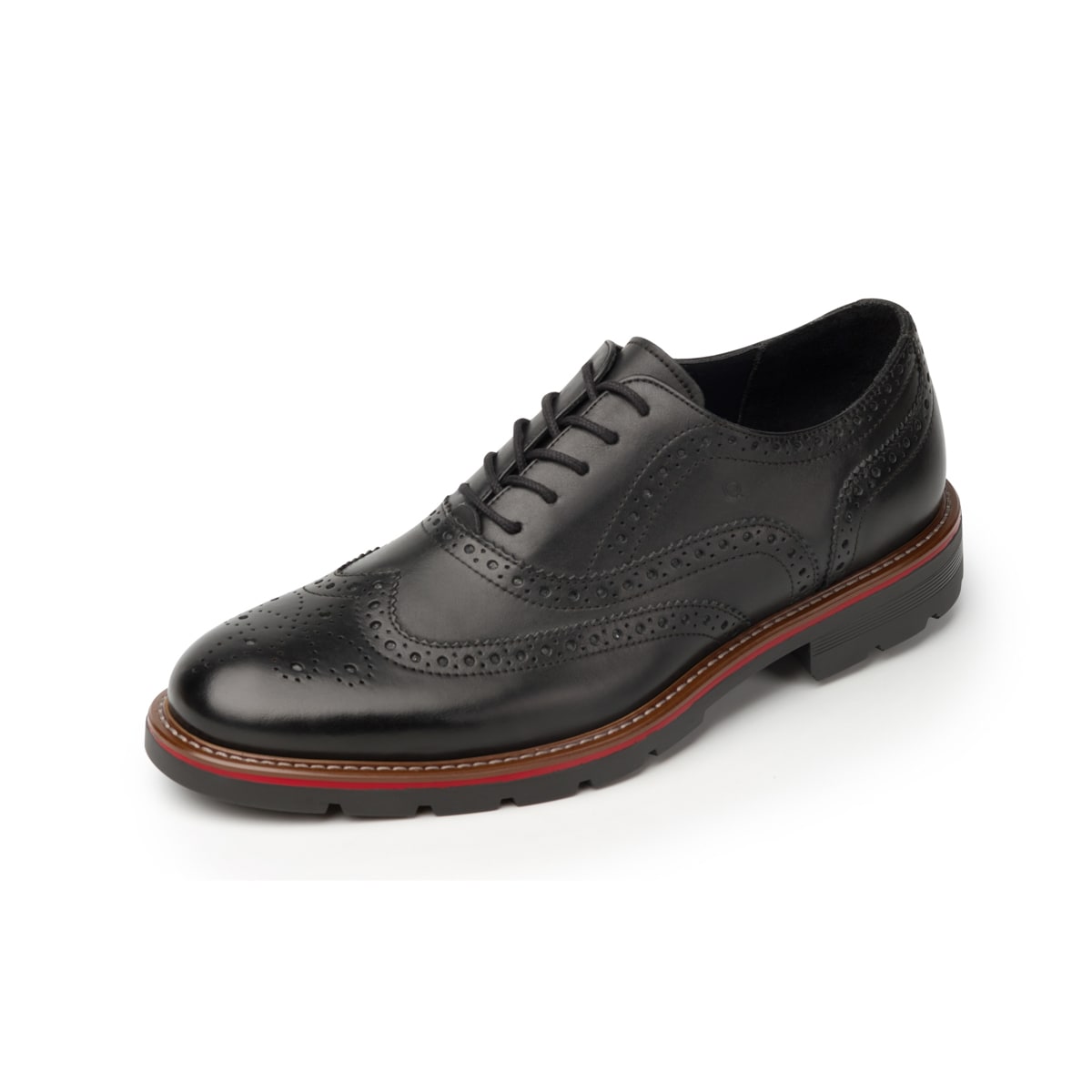 Zapato Oxford Bostoniano Quirelli Con Brillo Natural Para Hombre Estilo 88602 Negro | Flexi México Tienda Oficial en Línea