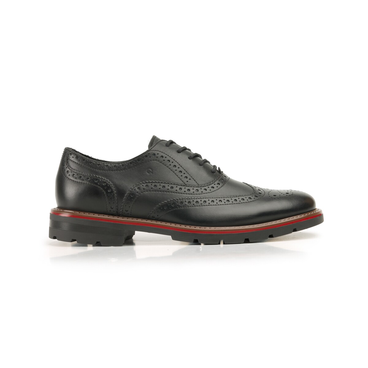 Zapato Oxford Bostoniano Con Brillo Natural Para Hombre - Estilo 88602 Negro | Flexi México Tienda en