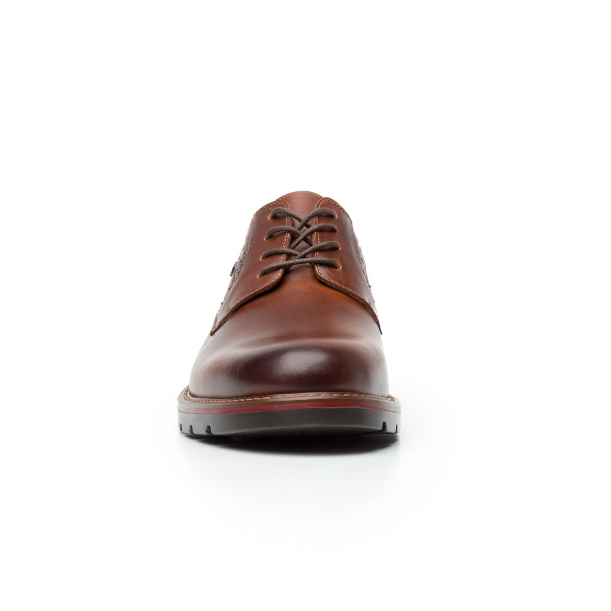 Zapato Derby Quirelli Con Detalle De Perforados Para Hombre - Estilo 88610 Tan