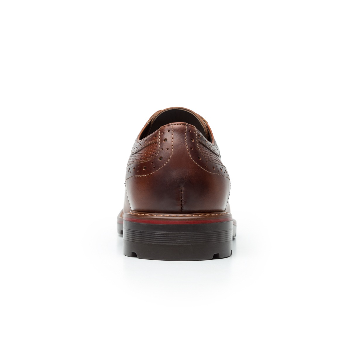 Zapato Derby Quirelli Con Detalle De Perforados Para Hombre - Estilo 88610 Tan