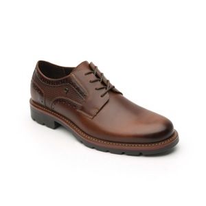 Zapato Derby Quirelli Con Detalle De Perforados Para Hombre - Estilo 88610 Tan Zapato Derby Quirelli Con Detalle De Perforados Para Hombre - Estilo 88610 Tan
