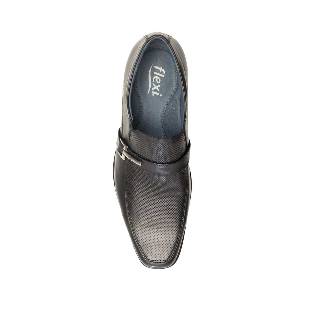 Mocasín De Vestir Para Oficina Flexi Con Puntera Afilada Para Hombre - Estilo 90704 Negro