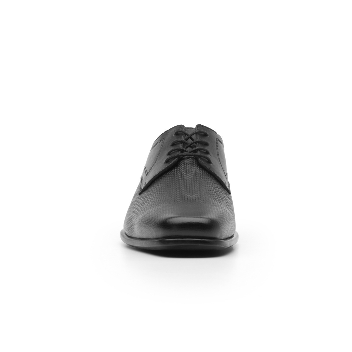 Zapato De Vestir Para Oficina Flexi Con Piel Grabada Para Hombre - Estilo 90708 Negro