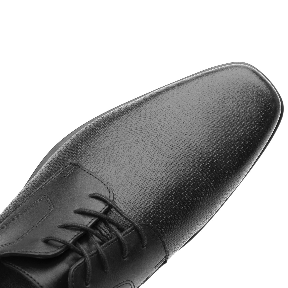 Zapato De Vestir Para Oficina Flexi Con Piel Grabada Para Hombre - Estilo 90708 Negro
