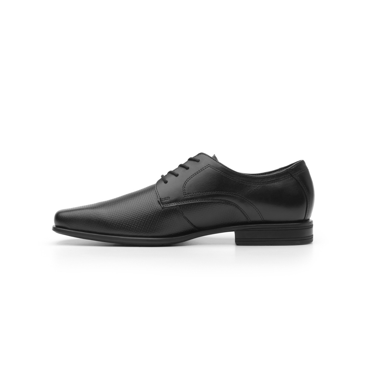 Zapato De Vestir Para Oficina Flexi Con Piel Grabada Para Hombre - Estilo 90708 Negro