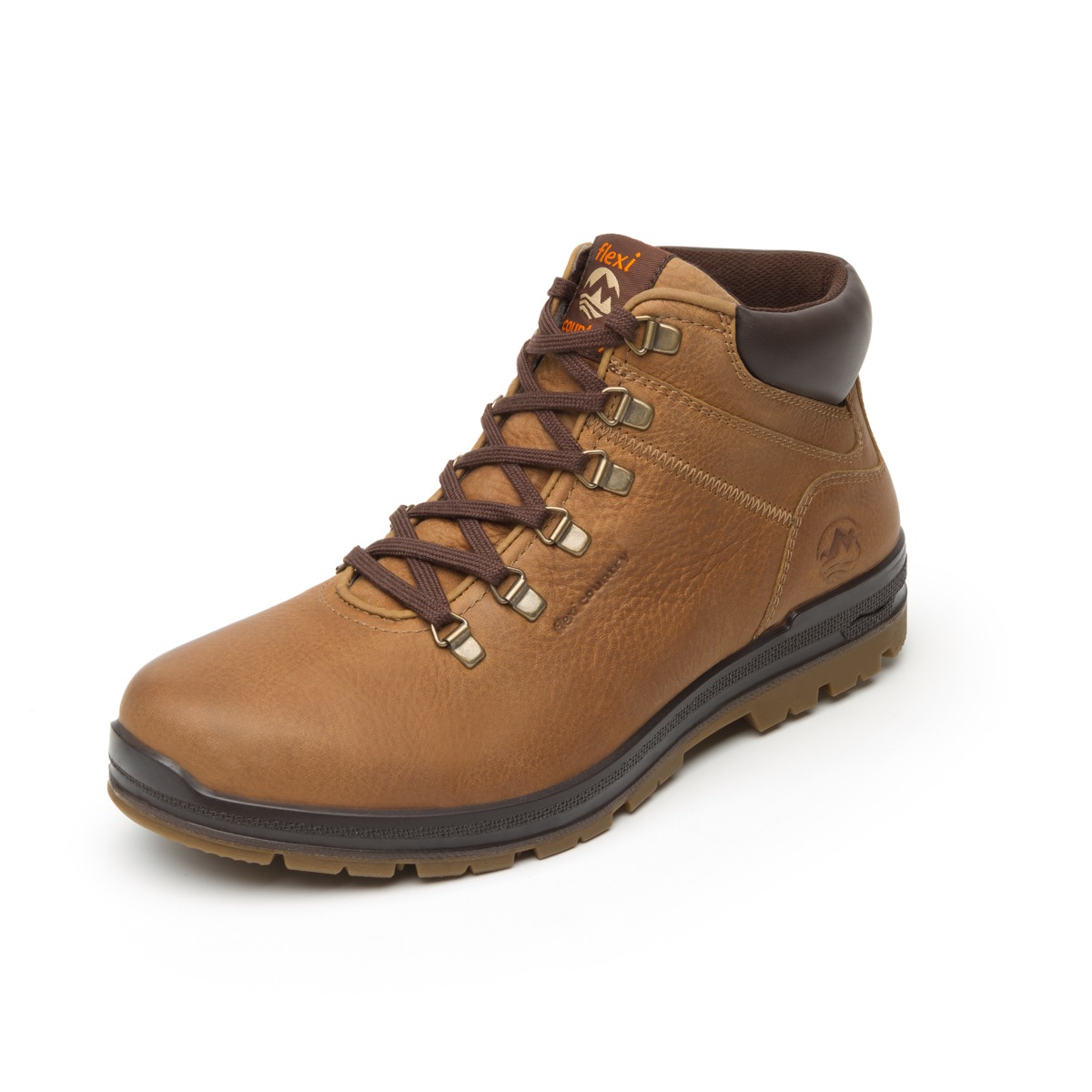Bota Para Outdoor Flexi Country Con Sistema De Mejor Agarre Para Hombre - Estilo 92105 Ocre