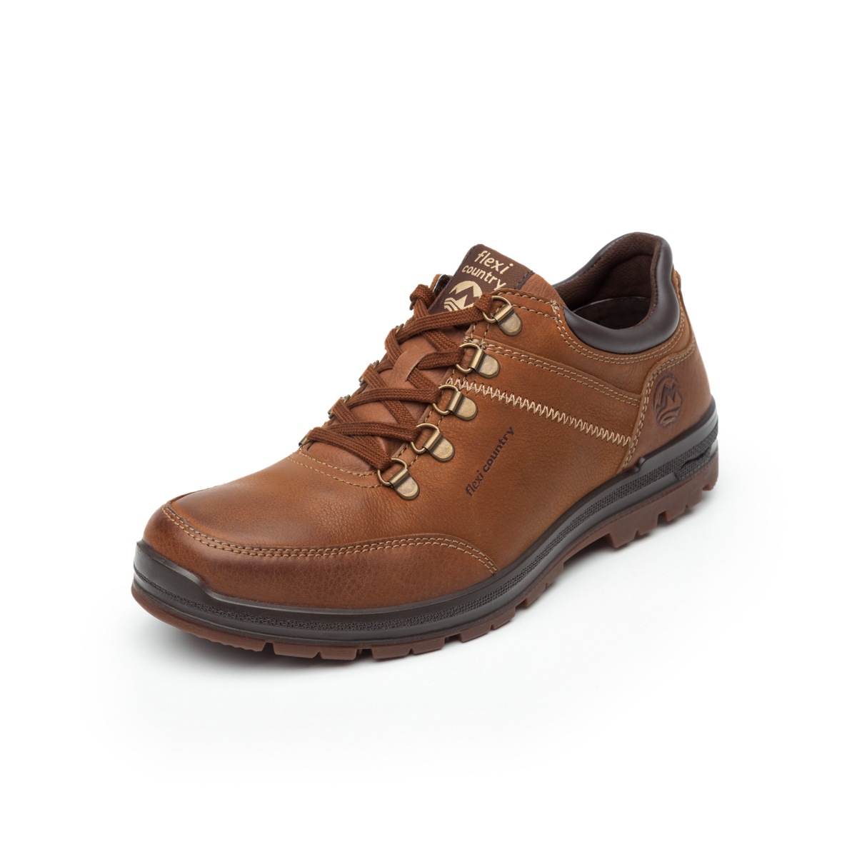 Zapato Flexi Country Para Outdoor Flexi Country Con Sistema De Mejor Agarre Para Hombre - Estilo 92107 Ladrillo