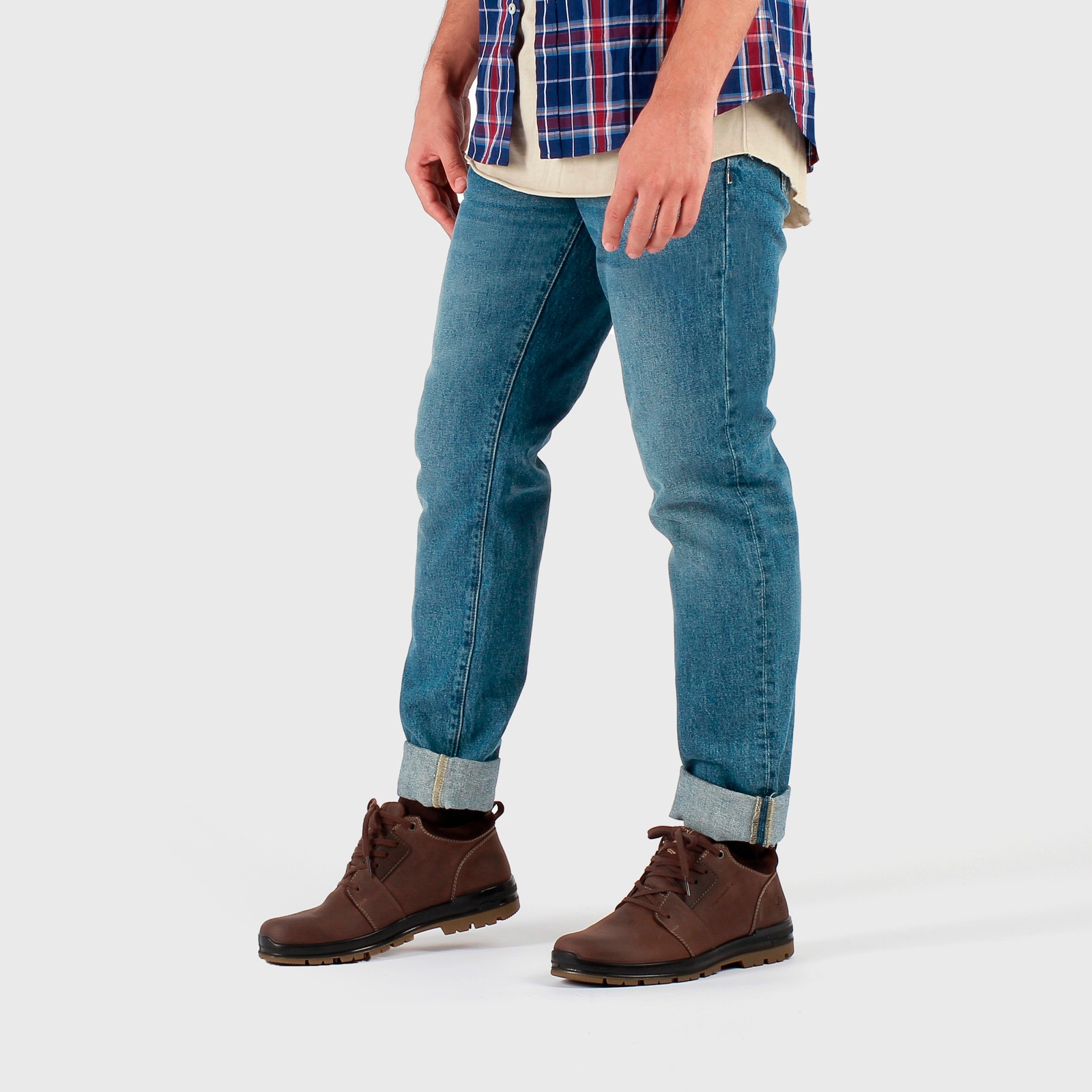 Derby Outdoor Apiezado Flexi Country para Hombre con Sistema De Mejor Agarre Estilo 92111 Chocolate