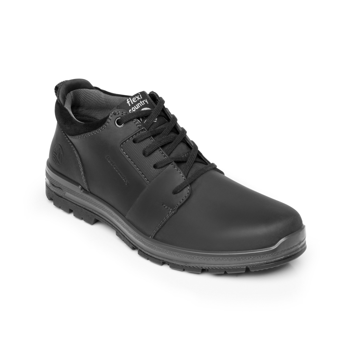 Derby Outdoor Apiezado Flexi Country para Hombre con Sistema De Mejor Agarre Estilo 92111 Negro