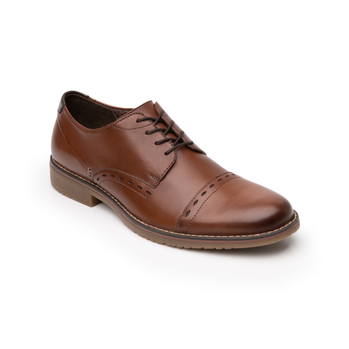 Zapato Casual Urbano Flexi Con Puntera Bostoniana Para Hombre - Estilo 92410 Tan