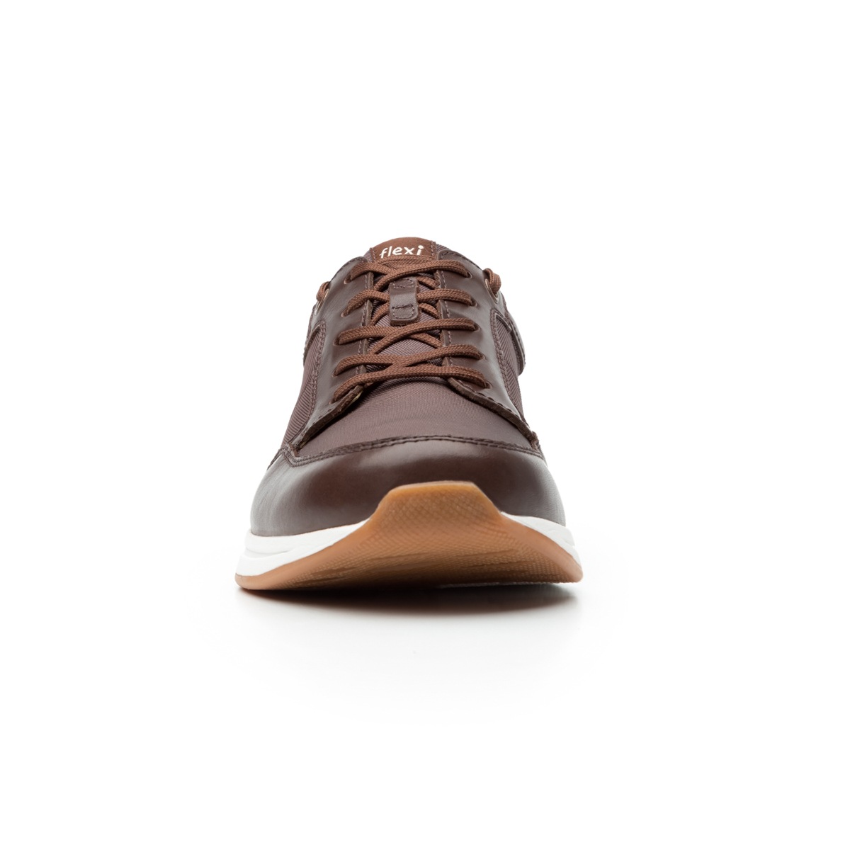 Sneaker Urbano Flexi De Textil Para Hombre - Estilo 93307 Chocolate