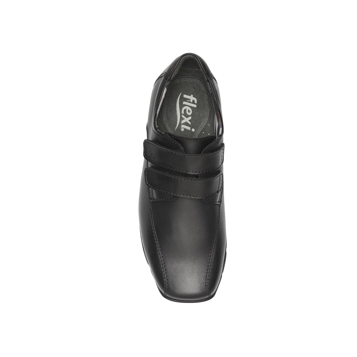 Zapato Casual Escolar Flexi Con Doble Velcro Para Niño - Estilo 93512 Negro