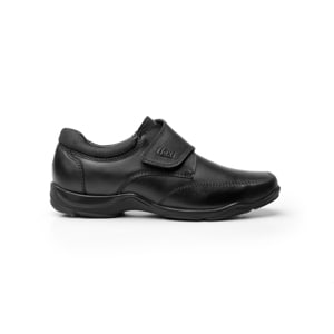 Zapato Casual Escolar Flexi Con Velcro Central Para Niño - Estilo 93519 Negro
