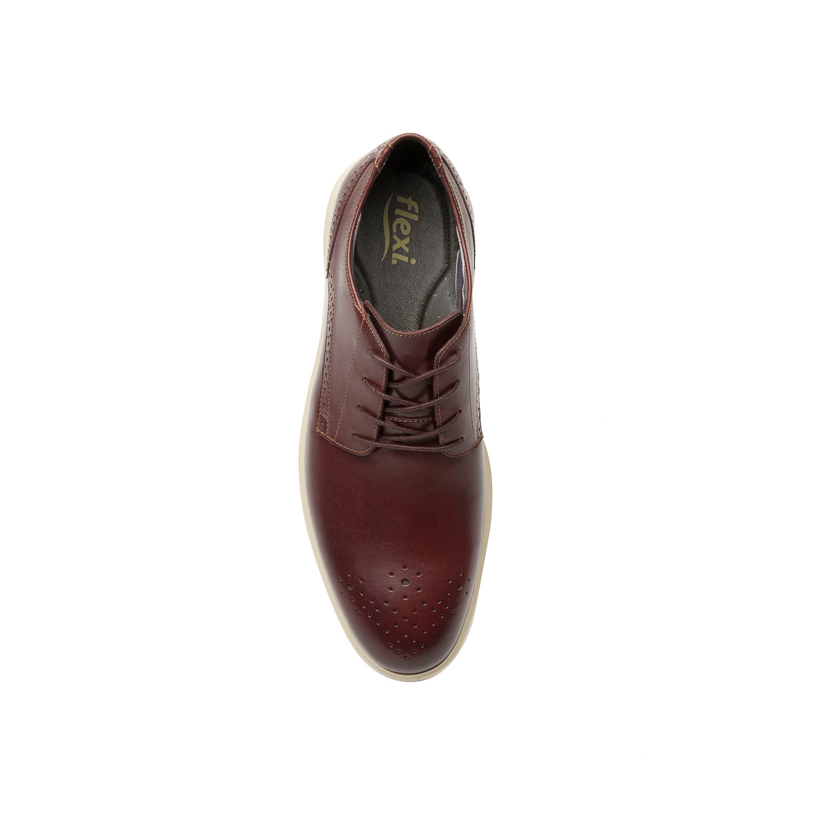 Zapato Casual Flexi Con Suela Extra Ligera Para Hombre - Estilo 95601 Cafe