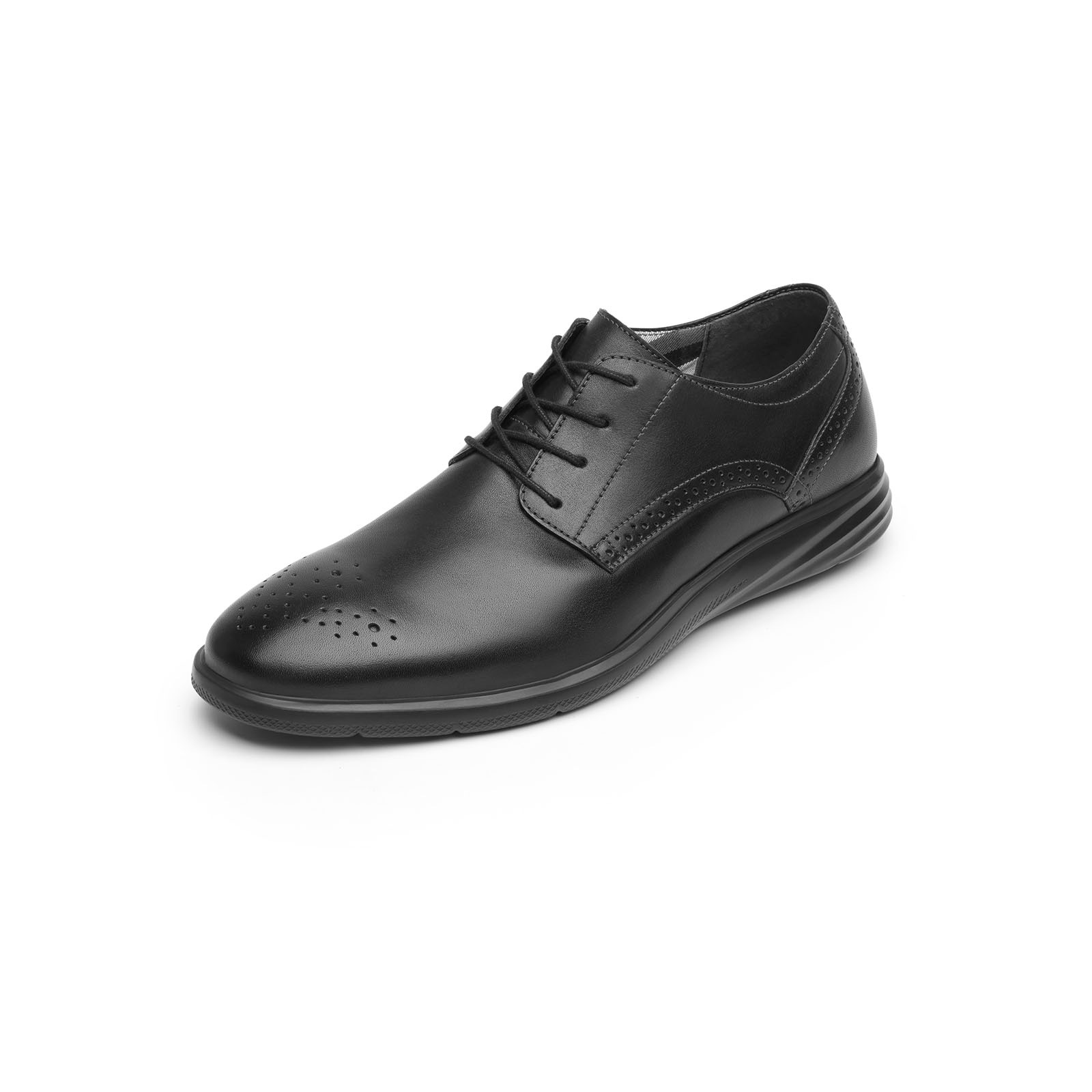 Zapato Casual Flexi Con Suela Extra Ligera Para Hombre - Estilo 95601 Negro