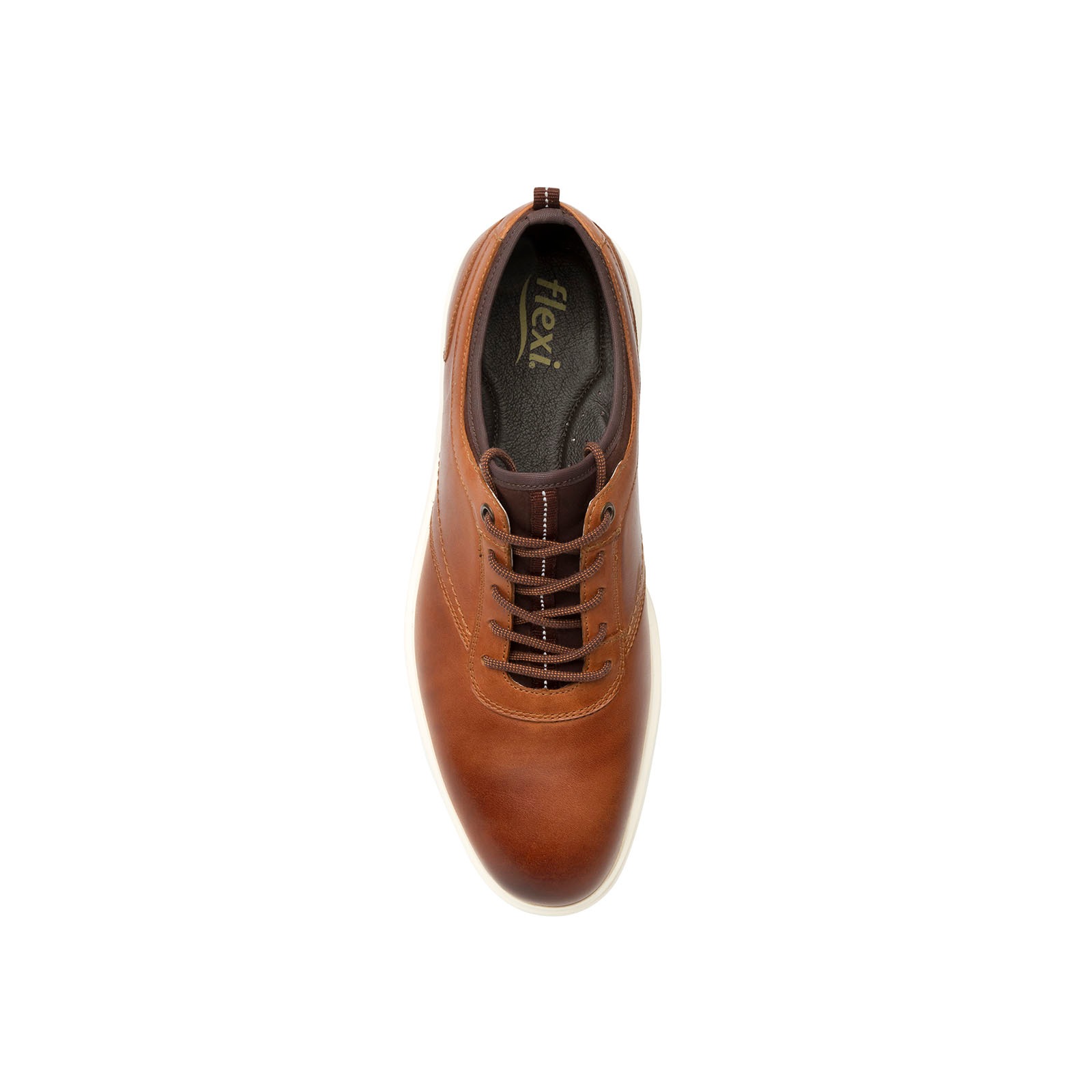 Zapato Casual Flexi Con Suela Extra Ligera Para Hombre - Estilo 95603 Tan
