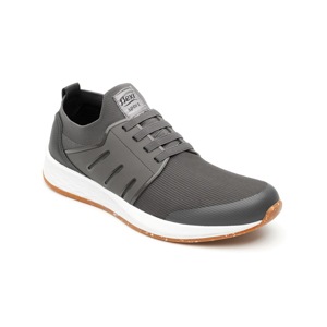 Sneaker Universitario Flexi Con Agujetas Elásticas Para Hombre - Estilo 97405 Gris Sneaker Universitario Flexi Con Agujetas Elásticas Para Hombre - Estilo 97405 Gris