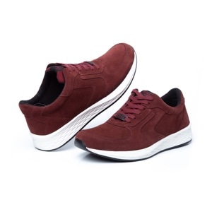 Sneaker Universitario Flexi De Gamuza Para Hombre - Estilo 97406 Burgundy Sneaker Universitario Flexi De Gamuza Para Hombre - Estilo 97406 Burgundy